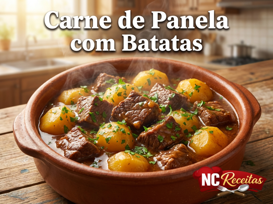 Carne de panela com batatas macia e suculenta: receita caseira fácil e saborosa
