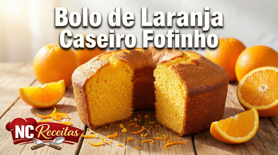 Bolo de laranja fofinho e caseiro: receita fácil para o café da tarde