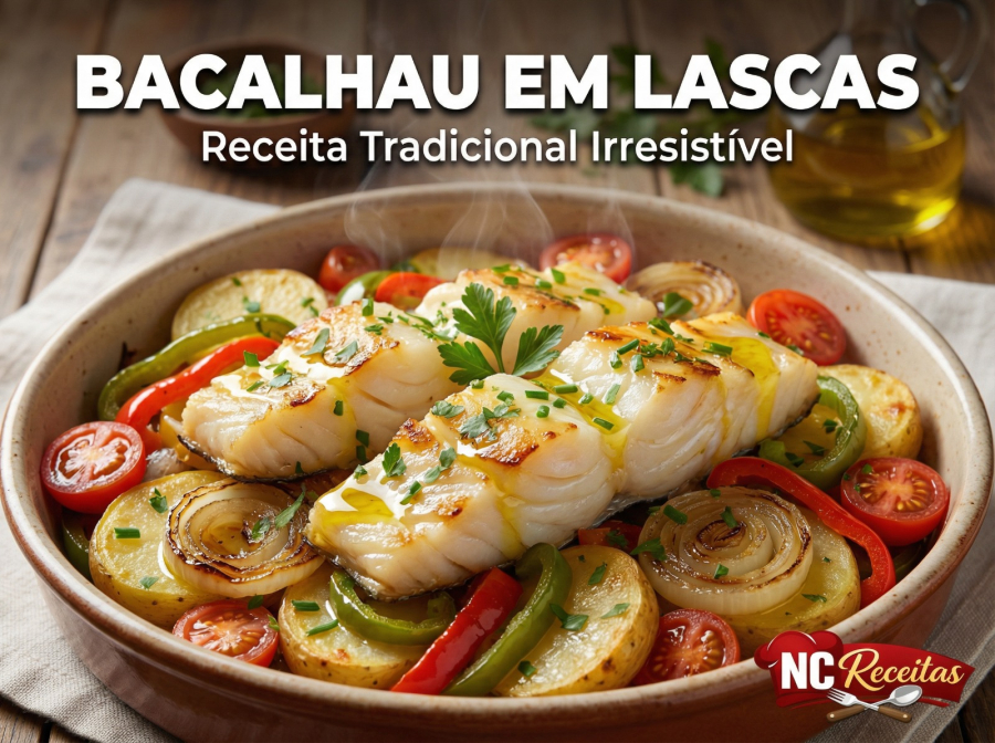 Bacalhau em lascas simples e saboroso: receita fácil para almoço especial