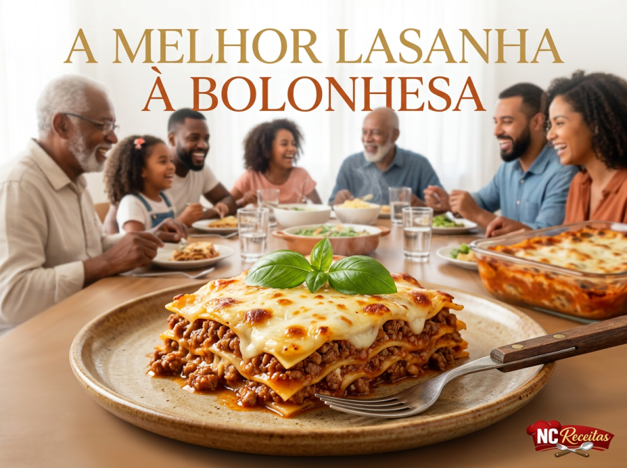 Lasanha à bolonhesa tradicional e suculenta: receita completa e fácil de fazer
