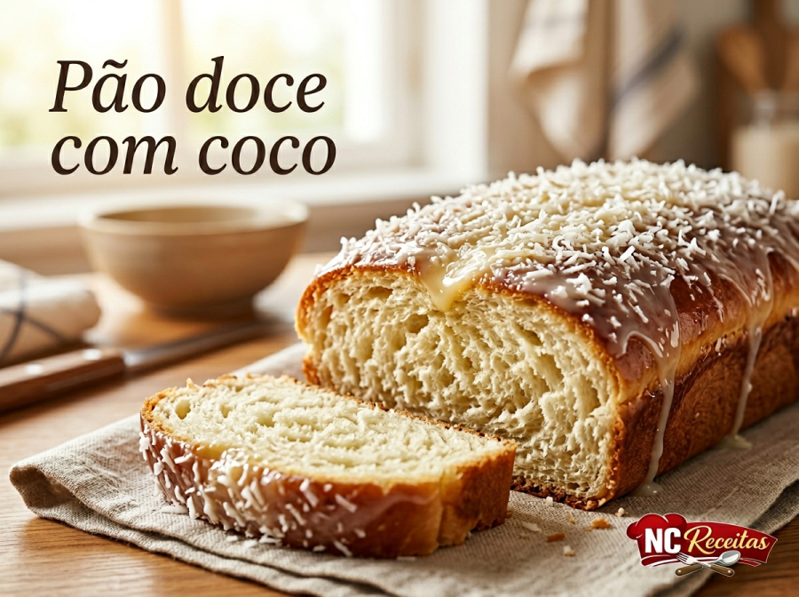 Pão doce com coco: receita caseira fofinha e irresistível para o café da tarde