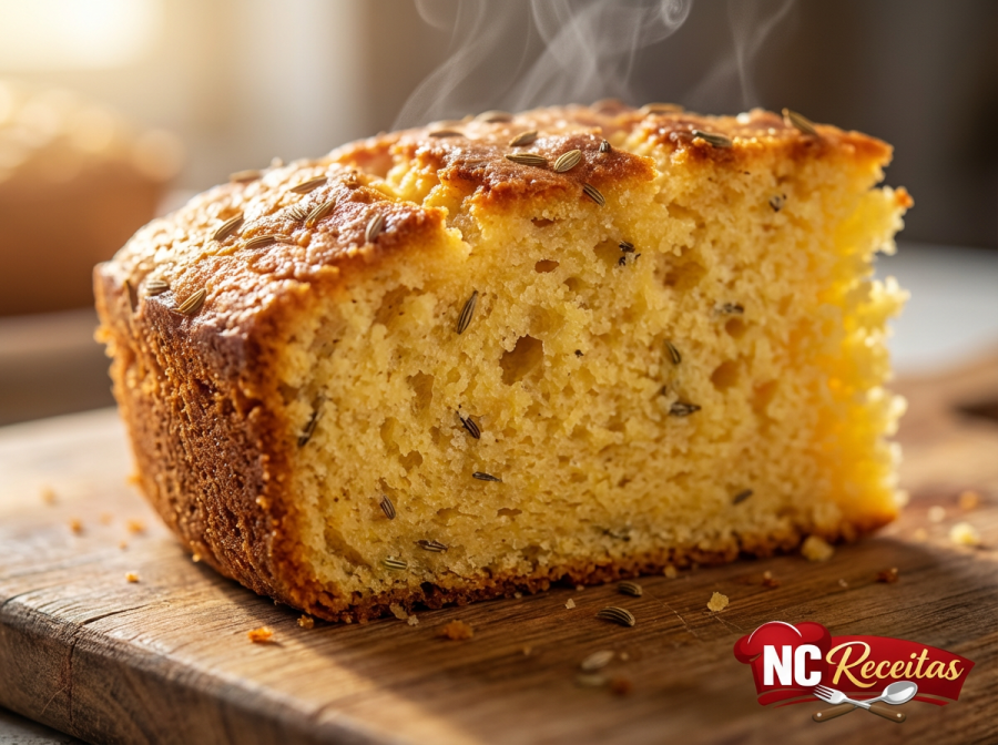 Bolo de fubá com erva-doce da vovó: receita fofinha e perfeita para o café da tarde