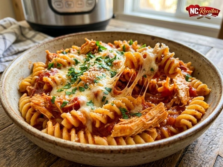 Macarrão cremoso de panela de pressão em 10 minutos: receita prática e perfeita para o dia a dia