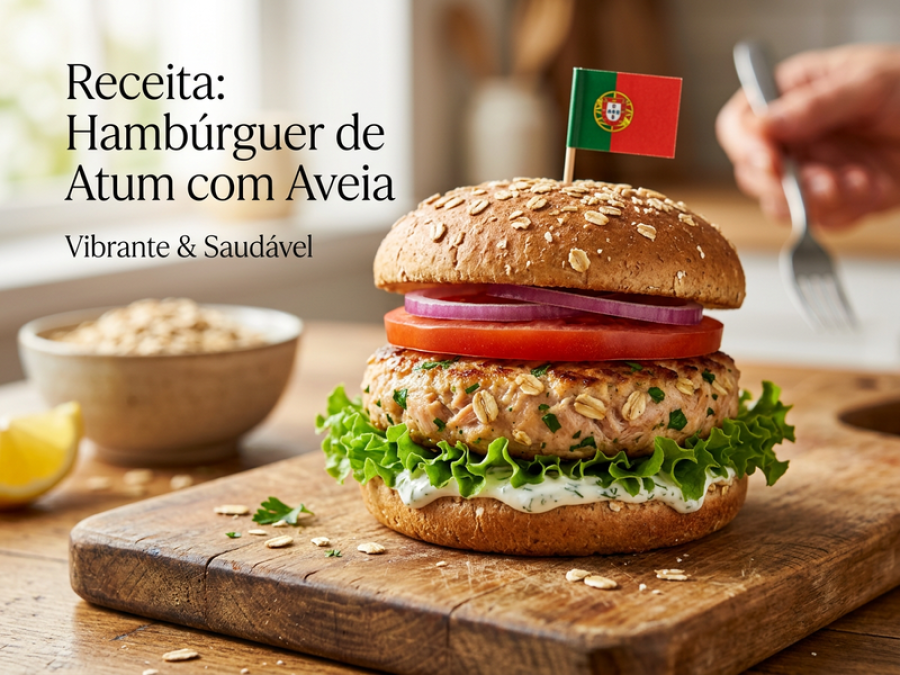 Hambúrguer de Atum com Aveia: receita saudável, prática e perfeita para o almoço